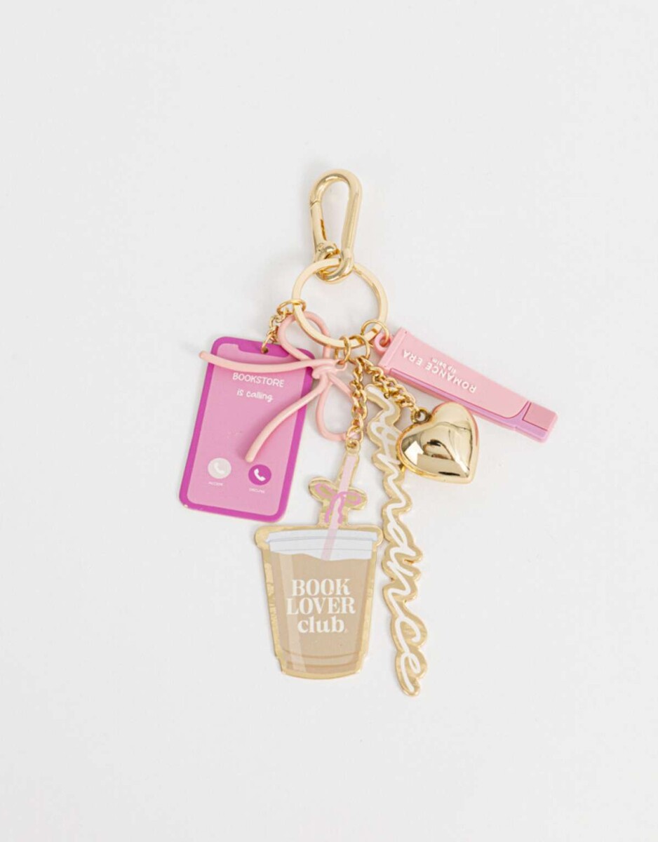 Llavero Y Charm ''in My Romance Era'' - Combinacion Multicolor 