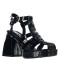 Sandalias de Mujer Miss Carol RETRO Negro (Charol)