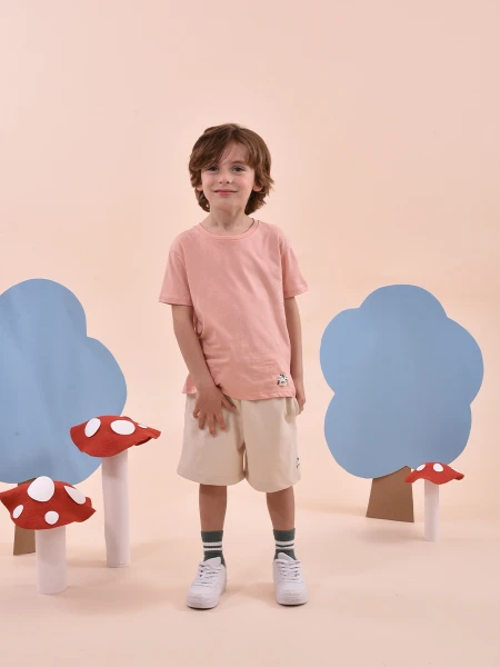 REMERA FELIPE BOY CORAL