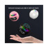 Reloj Despertador Parlante Kimiso Bluetooth USB Luminoso Led Variante Color Rosa