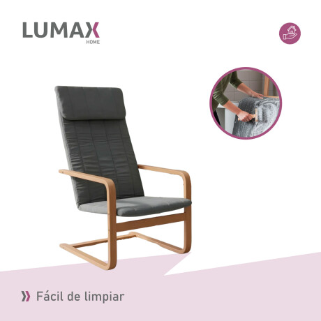 Sillón Silla Lumax Flex Diseño Comodidad y Estilo Gris