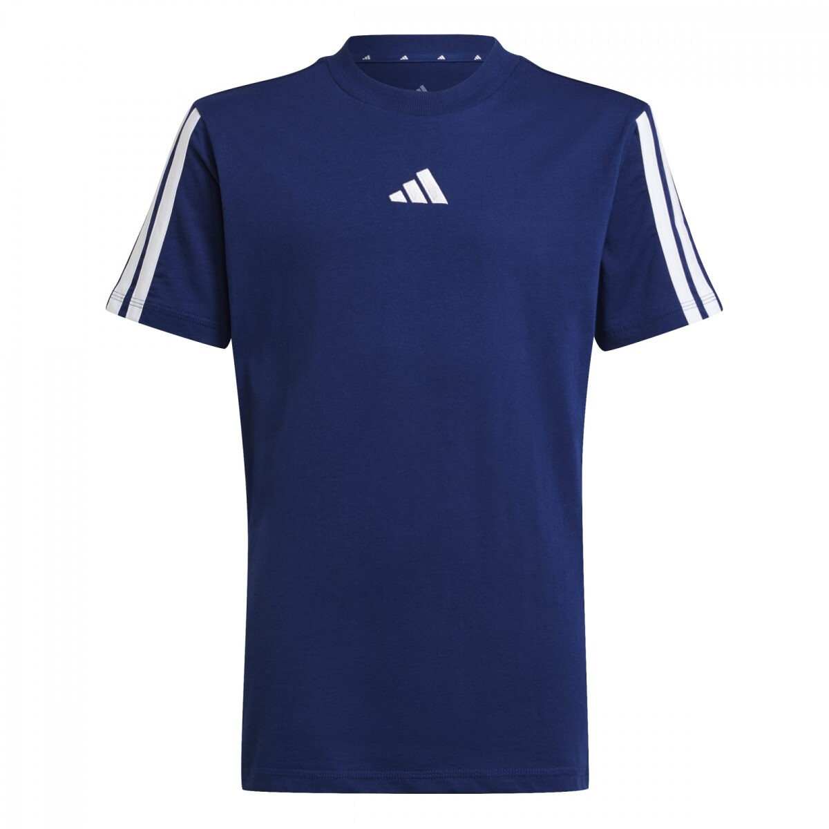 Remera Adidas J 3S TEE 160 Niños JD6490 - Azul Oscuro-blanco 