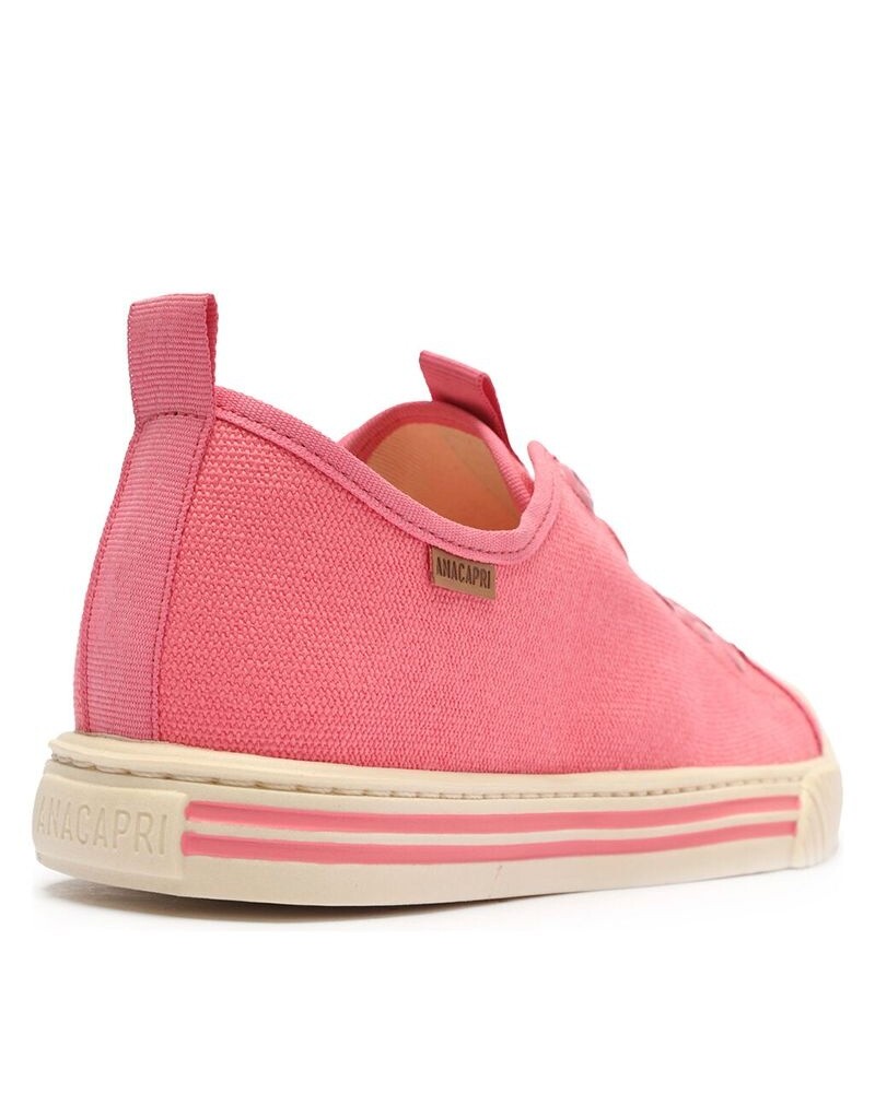 Tennis Casual Rosa Sin Cordones U