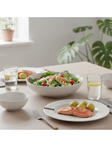 PLATO DE MESA PORCELANA D27CM CROFT PLATO DE MESA PORCELANA D27CM CROFT