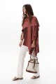RUANA COTTON ROJO