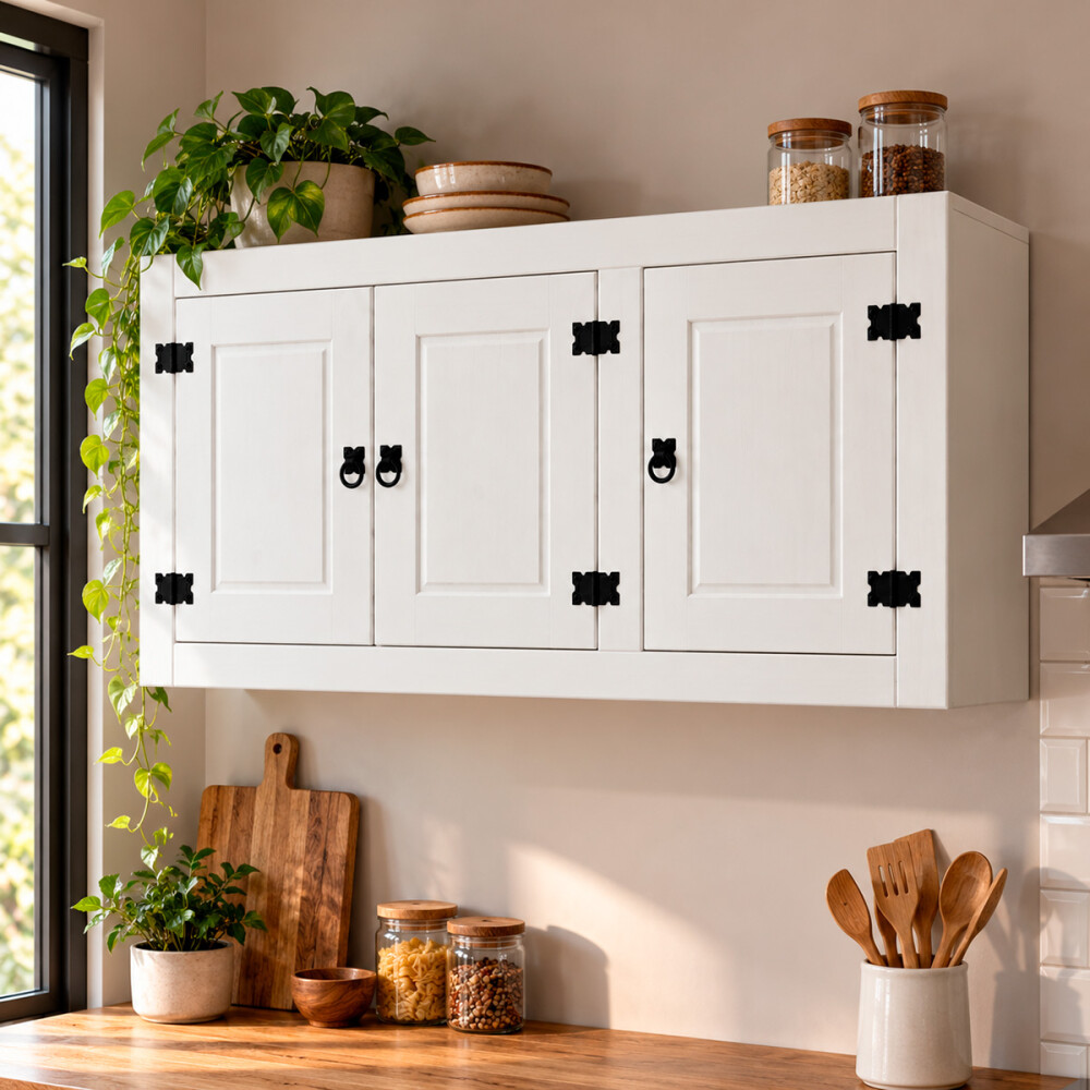 MUEBLE AÉREO DE COCINA 3 PUERTAS/ COLOR BRANCO Mueble Aéreo De Cocina 3 Puertas/ Color Branco