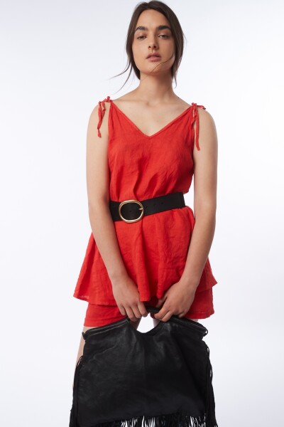 VESTIDO CORTO Rojo