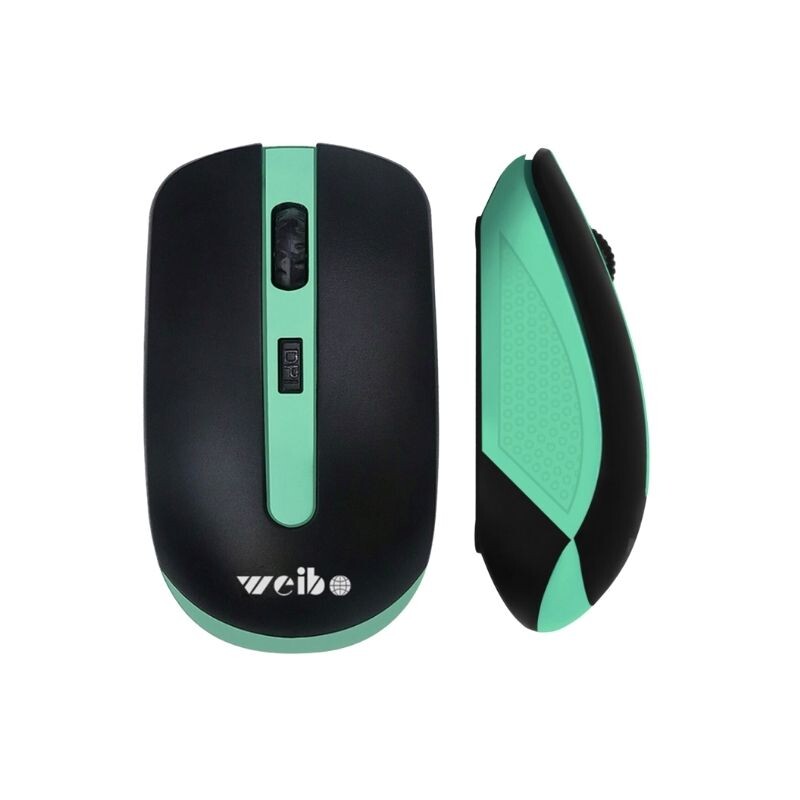 MOUSE INALÁMBRICO WEIBO RF-4000 Verde