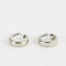 Aros Argollas De metal Argollas Gruesas - Plateado