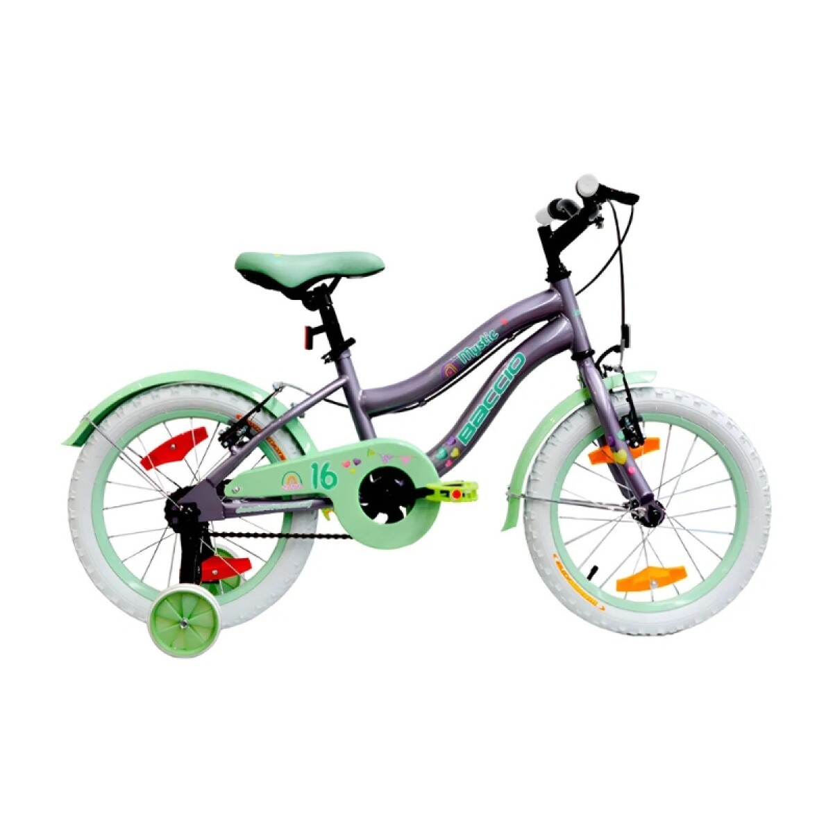 Bicicleta Infantil Mystic - Rodado 16 - Baccio - Verde 