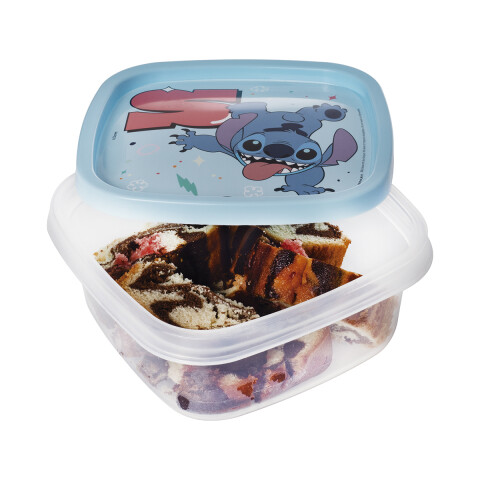 Pote Plástico Stitch 580 ml TURQUESA