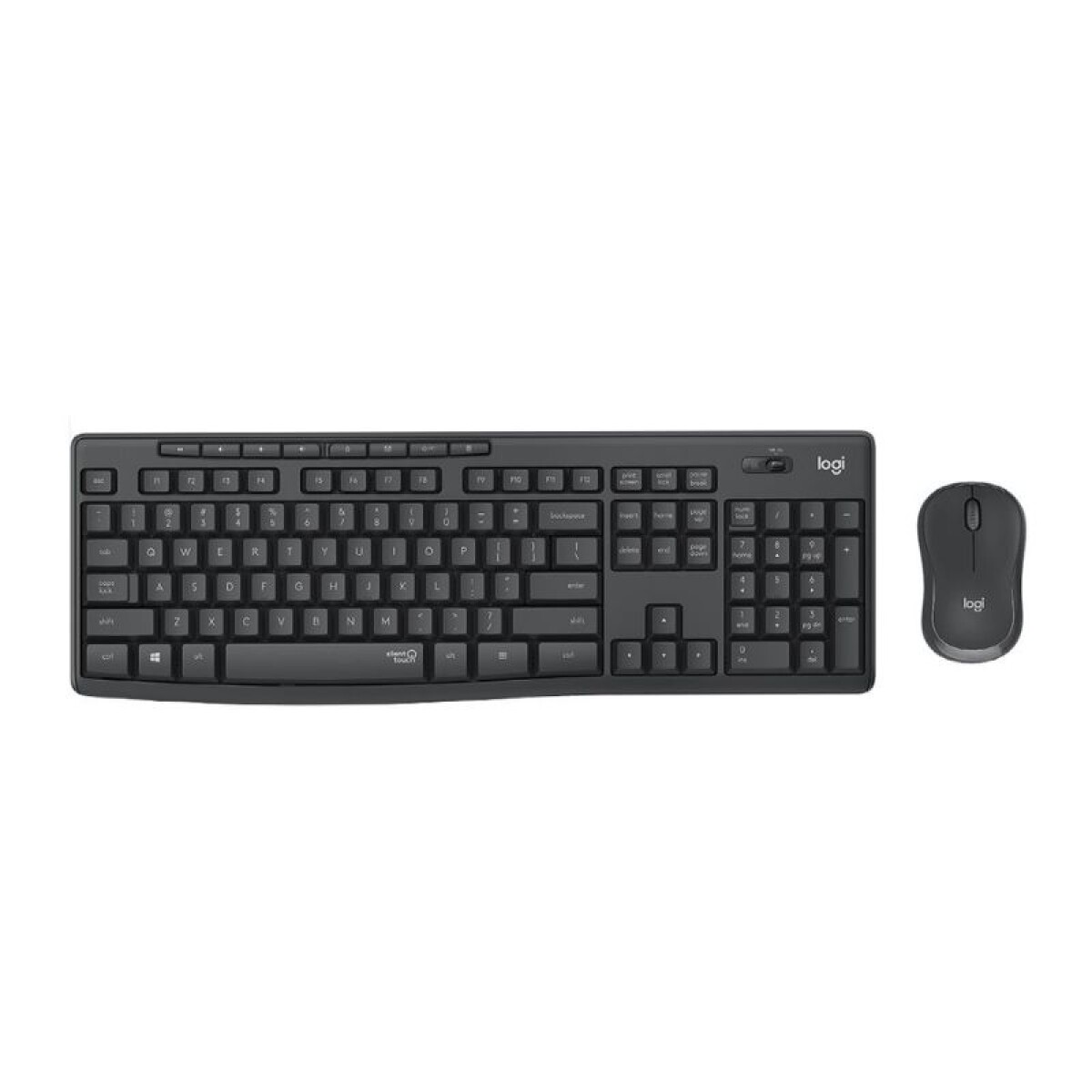 Teclado Logitech Combo Wir Mk295 Black 