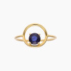 Anillo en oro 18K con zafiro central Anillo En Oro 18k Con Zafiro Central