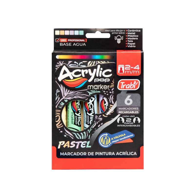 Juegos Didacta Marcadores Acrilic Multicolor