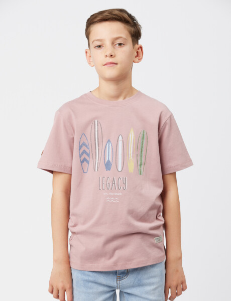 REMERA ESTAMPADA Rosado