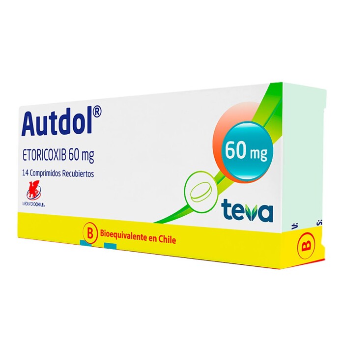 AUTDOL 60 MG. CJ X 14 COMP. REC. única