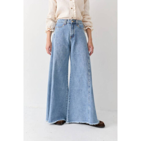 Jean Wide XL Celeste