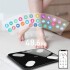 Balanza Inteligente Digital Baño App Smart Monitoreo180 Kg Color Variante Negro