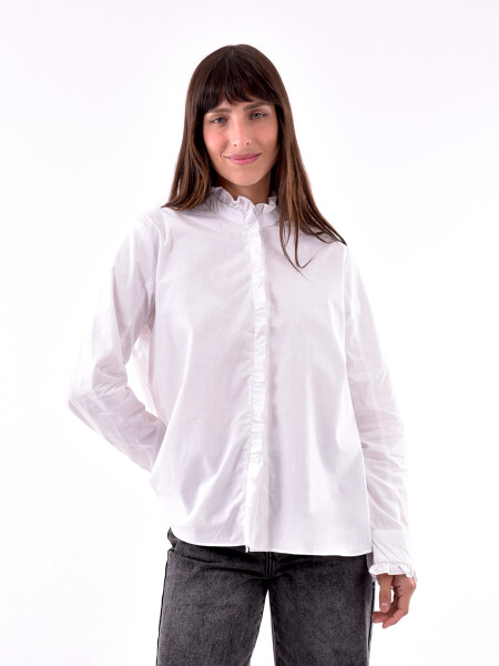CAMISA FRUNELA BLANCO