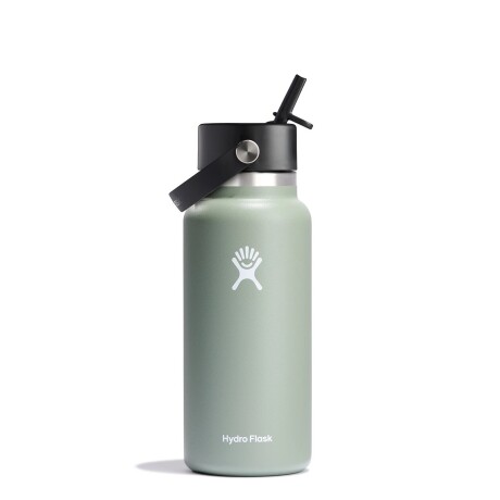 Botella Hydro Flask 32 Oz (946ml) Wide flex straw cap Agave