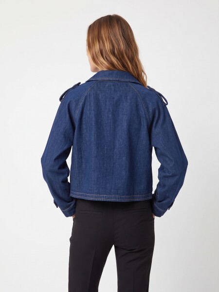 TRENCH VYN AZUL OSCURO