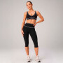 Legging The No-Seam Pureluxe Tlc High-Waisted Capri Mujer Black/classic White