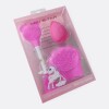 Set de limpieza facial esponjas Color Fucsia