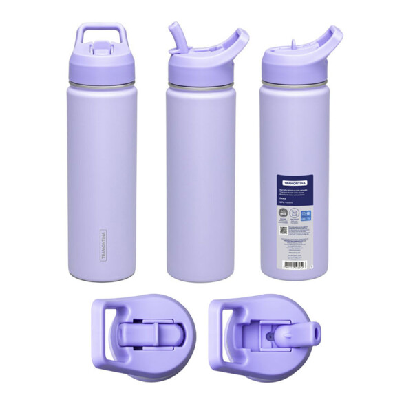 Botella térmica 650 ml con sorbete lila -TRAMONTINA TF6786