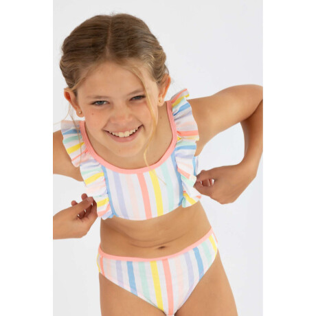 Bikini pom 2-10m Rayas/escoces