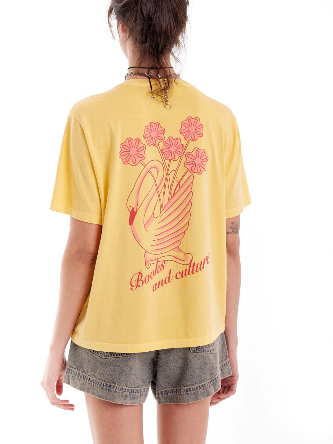 T-shirt Swan amarillo xs