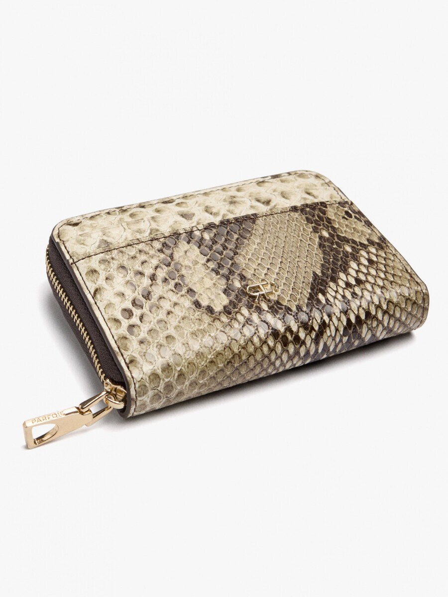 Cartera Básica Con Estampado Animal multicolor