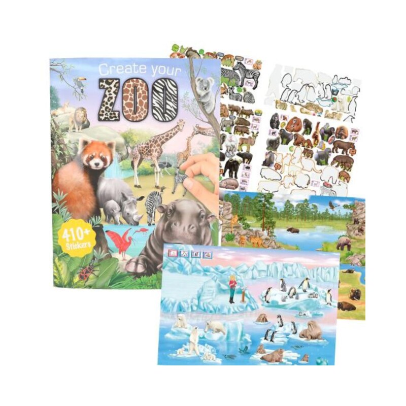 Libro de pegotines arma tu propio Zoo Libro de pegotines arma tu propio Zoo