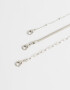 Collares Cortos De metal Collar Corto De Metal - Plateado