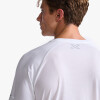 Polo Running Aero Tee Hombre White/silver Reflective