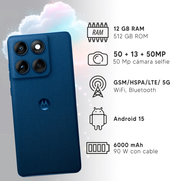 Motorola Edge 60 Pro 5g 512gb / 12gb + Regalo AZUL