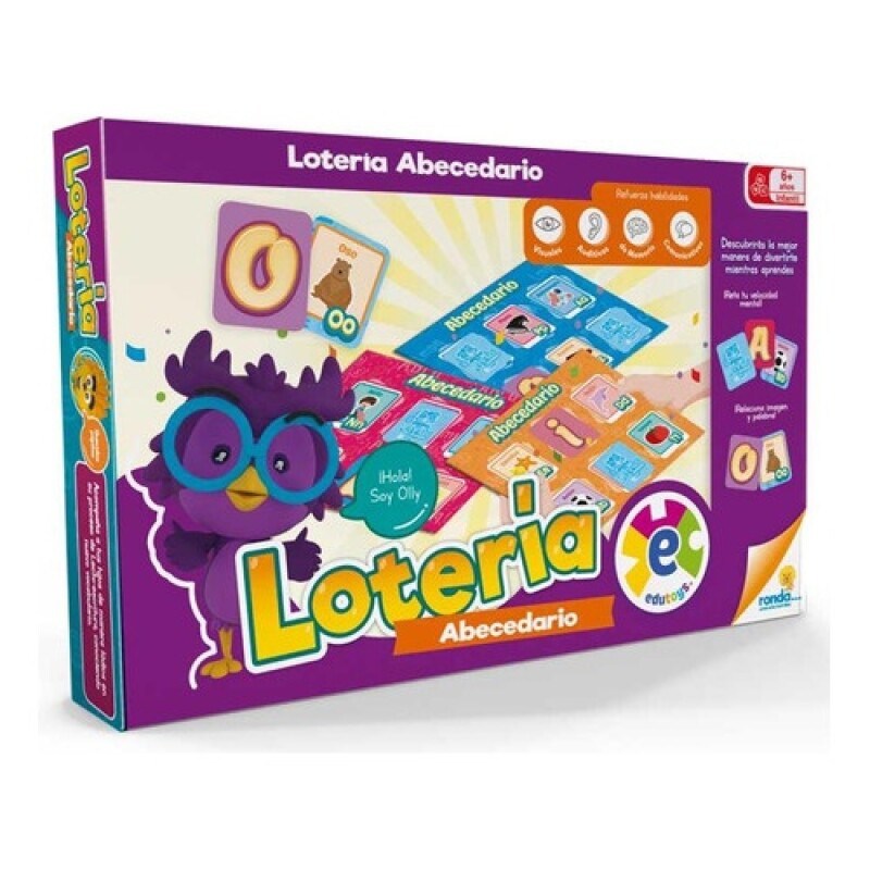 Juego de mesa Lotería Abecedario Ronda Juego de mesa Lotería Abecedario Ronda