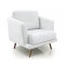 Sillon Poltrona 1 Cuerpo Triunfo Gris