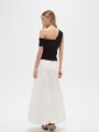 Falda Poline Marfil / Off White