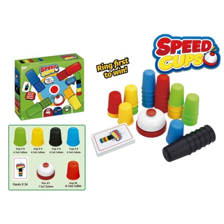 Juego de mesa ¨Speed cups¨ ¨Vasos de velocidad¨ GS009 001