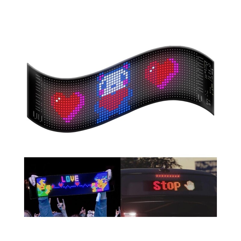 Panel LED Flexible USB Personalizable con bluetooth y control Panel LED Flexible USB Personalizable con bluetooth y control