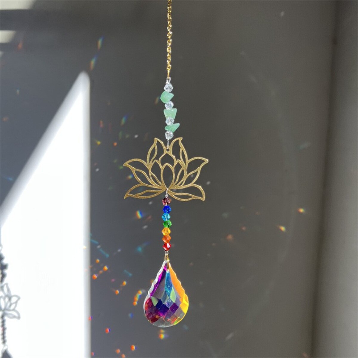 Atrapasol Flor De Loto Brillos - Modelo 3 