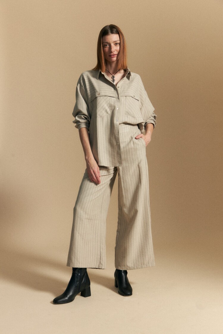 CAMISA ORBITA Tostado