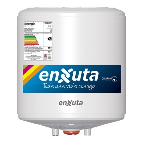 Calefón de Acero Enxuta TENX2115 1 15 lts Prisma BLANCO