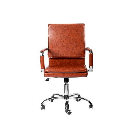 ASIENTO DE OFICINA PU-Y-METAL MARRON HY-1062