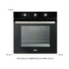 Horno Empotrar Convección Eléctrico Petra 71 L Negro Clase A Horno Empotrar Convección Eléctrico Petra 71 L Negro Clase A