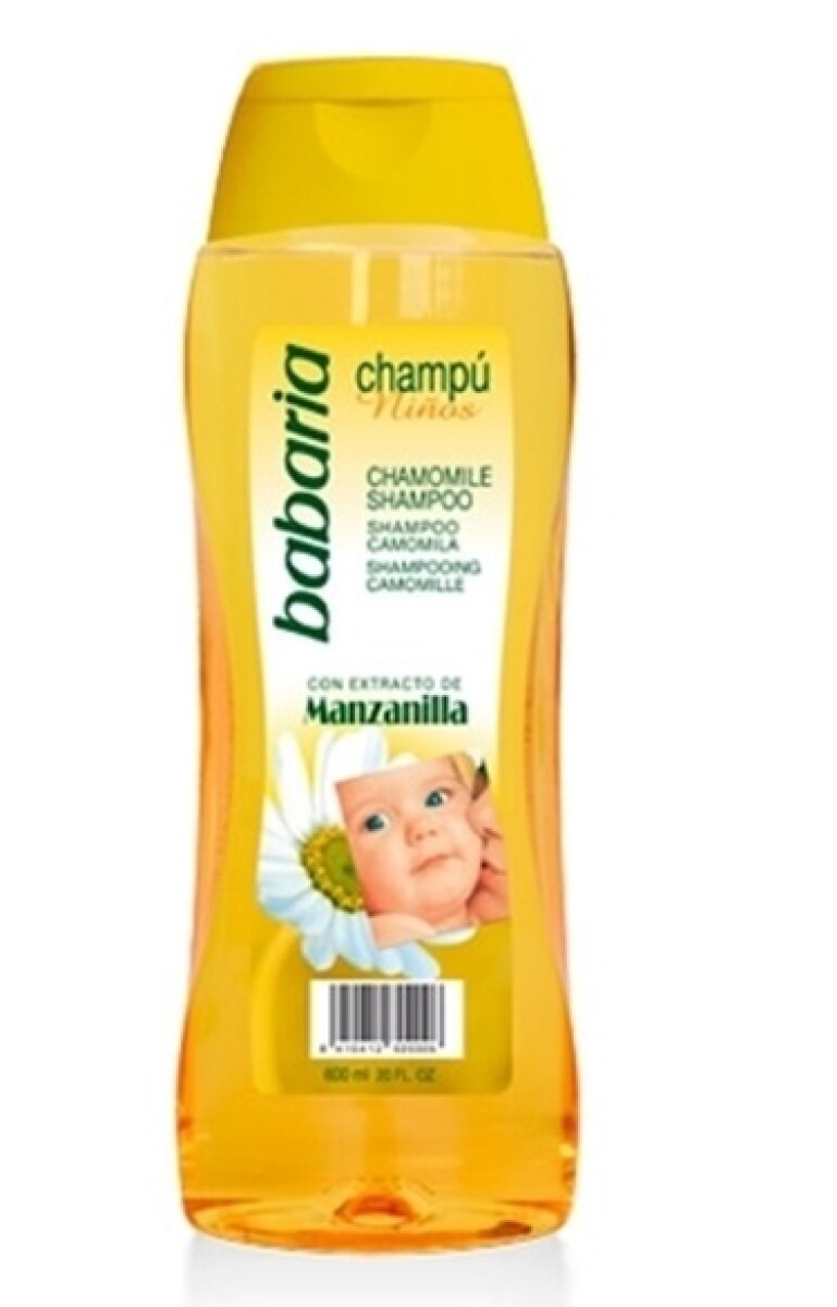 SHAMPOO INFANTIL BABARIA 600 ML MANZANILLA 