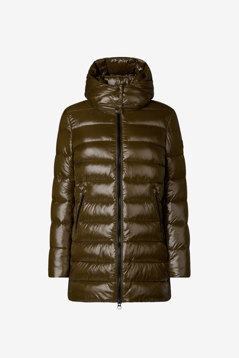 HOODED COAT MARJORIE Verde