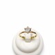 Anillo en oro 9k solitario con piedra zirconia Anillo en oro 9k solitario con piedra zirconia
