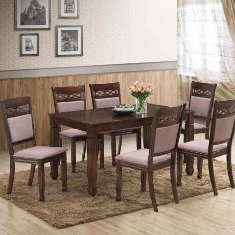 Juego de comedor 6 sillas Tobago Juego de comedor 6 sillas Tobago