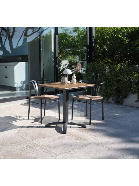 Mesa de balcón HOBRO A70xL70 natural Mesa de balcón HOBRO A70xL70 natural